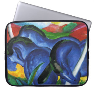 Pferdelaptop-Hülse Franz Marcs blaue Laptopschutzhülle