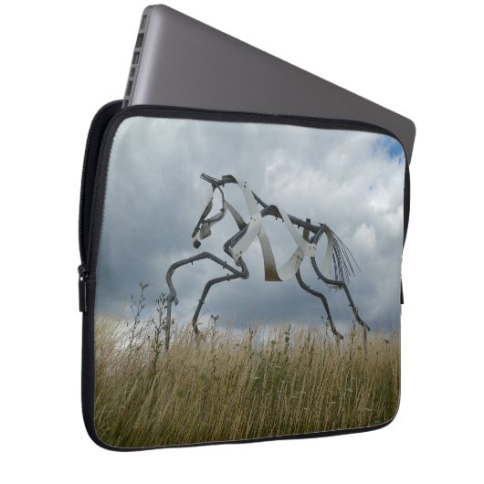 Pferdelaptop-Hülse Laptopschutzhülle (Vorne Rechts)