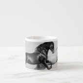 Pferdelauf Espressotasse (Vorderseite)