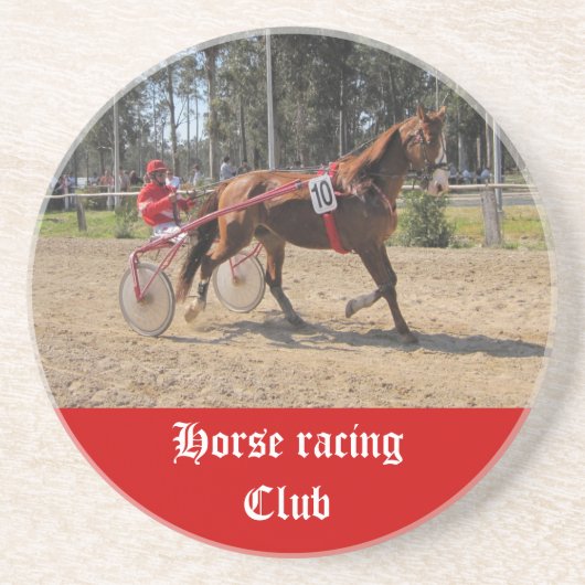 Pferdelaufen Untersetzer (Vorne)