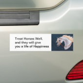 Pferdeleben des Glücks Autoaufkleber (Auf Auto)