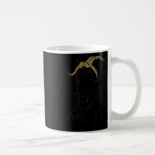 Pferdeleopard Print Bandana Reitpferd Kaffeetasse