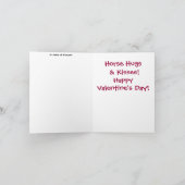 PferdeLiebe Feiertagskarte (Innenseite)