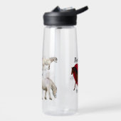 Pferdeliebender Lehrer Trinkflasche (Links)