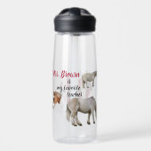 Pferdeliebender Lehrer Trinkflasche (Vorne)