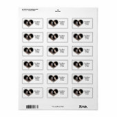 Pferdeliebhaber Adressaufkleber (Vorne)