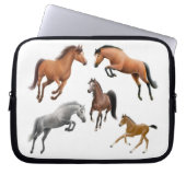 Pferdeliebhaber-Elektronik-Tasche Laptopschutzhülle (Vorderseite)