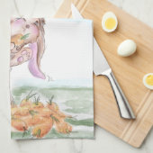 Pferdeliebhaber Geschenk für Ostern Geschirrtuch (Viertel Falte)