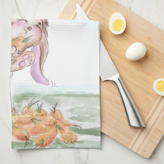 Pferdeliebhaber Geschenk für Ostern Geschirrtuch (Viertel Falte)