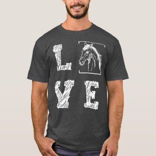 Pferdeliebhaber-Geschenk Reitsport Pferd T-Shirt