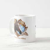 Pferdeliebhaber Kaffeetasse (Vorderseite Links)