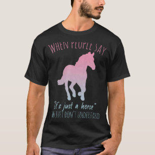 Pferdeliebhaber Mädchen Reiten Reitsport_1 T-Shirt