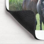 Pferdeliebhaber Mousepad (Ecke)