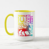 Pferdeliebhaber Niedlich Tasse (Links)