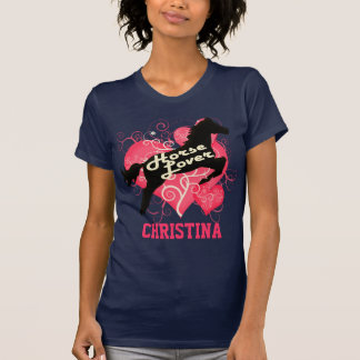 Pferdeliebhaber personalisierte Christina T-Shirt