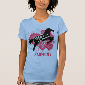 Pferdeliebhaber-personalisierte Harmonie T-Shirt