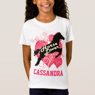 Pferdeliebhaber personalisierter Cassandra T-Shirt