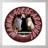 Pferdeliebhaber Poster (Vorne)