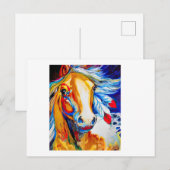 Pferdeliebhaber Postkarte (Vorne/Hinten)
