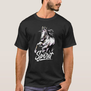 Pferdeliebhaber-Reiter Spirit Grafik T-Shirt