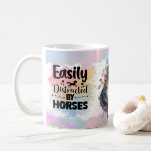 Pferdeliebhaber, Reitgeschenk, Pferdereiten Grafik Kaffeetasse