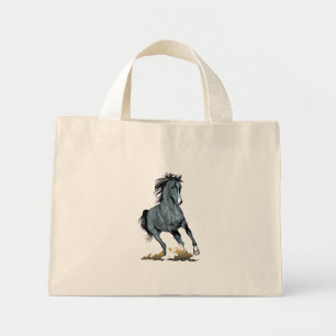 Pferdeliebhaber Reitsport Pony Hengst Western Mini Stoffbeutel