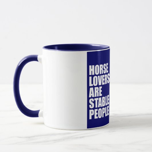 Pferdeliebhaber-Tasse Tasse (Links)