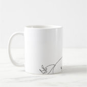 Pferdelinie Zeichnen Kaffeetasse (Links)
