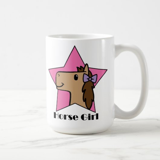 Pferdemädchen Kaffeetasse (Rechts)