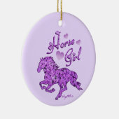 Pferdemädchen, Keramik Ornament (Rechts)