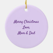 Pferdemädchen, Keramik Ornament (Hinten)