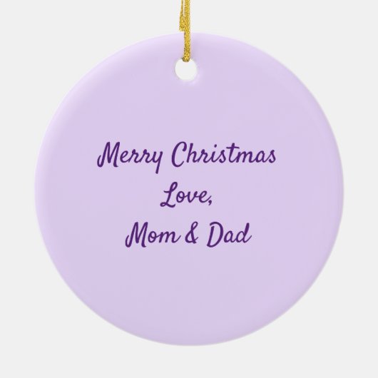 Pferdemädchen, Keramik Ornament (Hinten)