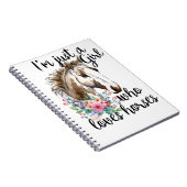 Pferdemädchen Notizblock (Rechte Seite)