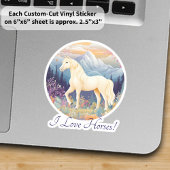 Pferdemädchen Personalisiert Name Slogan Vinyl Sti Aufkleber