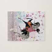 Pferdemädchen Puzzle (Horizontal)