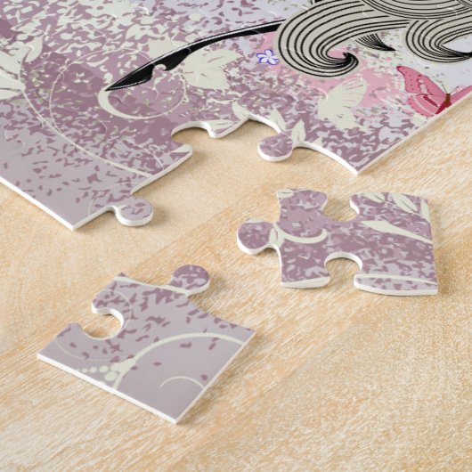 Pferdemädchen Puzzle (Seite)