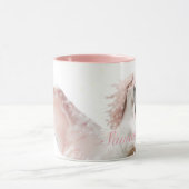 Pferdemädchen Rosa Pegasus Tasse (Zentrum)