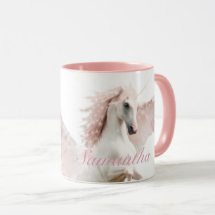 Pferdemädchen Rosa Pegasus Tasse