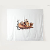 Pferdemädchen Wandteppich (Vorderseite (Horizontal))