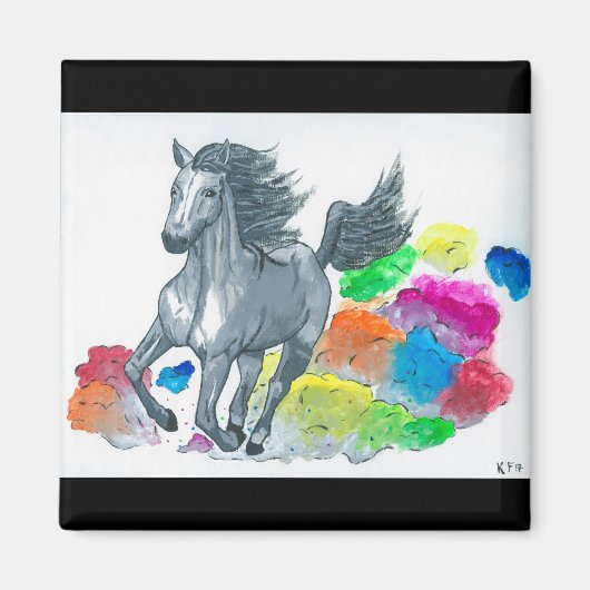 Pferdemagnet Magnet (Vorne)