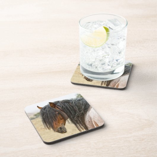 Pferdemähne Getränkeuntersetzer (Rechte Seite)