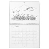 PFERDEMalbuch Kalender 2012 (Mär 2027)