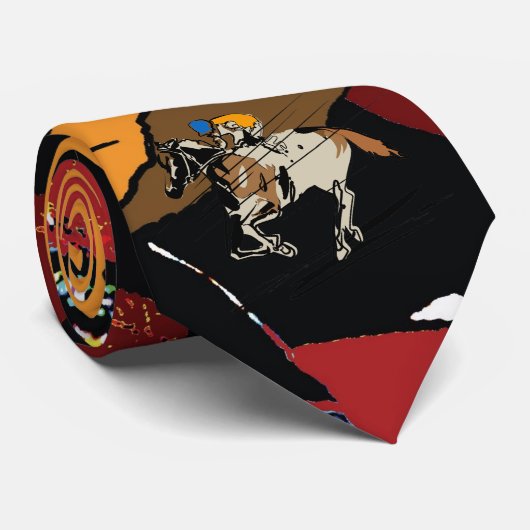 Pferdemalerei Krawatte (Gerollt)