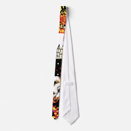 Pferdemalerei Krawatte (Rückseite)