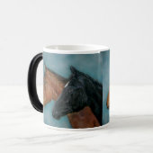 Pferdemalerei Verwandlungstasse (Vorderseite Links)