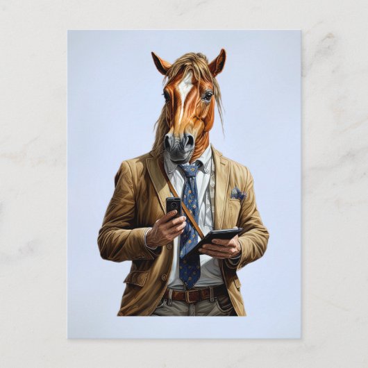 Pferdemann Postkarte (Vorderseite)