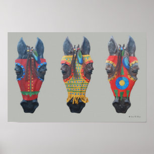 Pferdemaske Trio 2 Poster