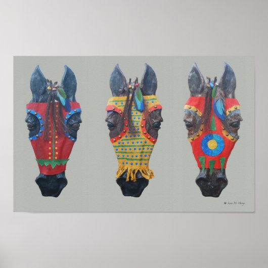Pferdemaske Trio 2 Poster (Vorne)