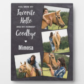 PferdeMemorial 4 FotoCollage Fotoplatte (Vorderseite)