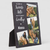 PferdeMemorial 4 FotoCollage Fotoplatte (Seite)